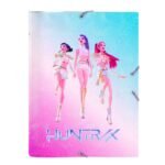 K-Pop Demon Hunters Stationery | Carpeta Folio Clasificadora FUCHSIA/AZUL