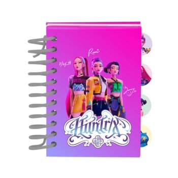 K-Pop Demon Hunters Stationery Bloc de Notas A7 Fuchsia/Azul