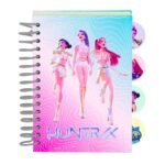 K-Pop Demon Hunters Stationery - Bloc De Notas A6 FUCHSIA/AZUL Oficial SAFTA
