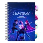 K-Pop Demon Hunters Stationery - Bloc de Notas A5 Fucsia y Azul
