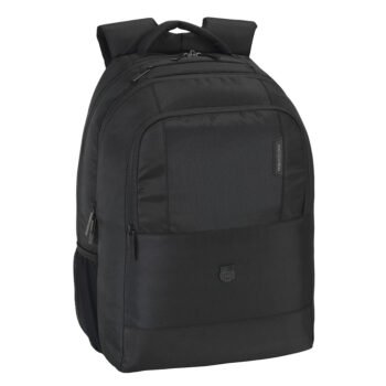 FC Barcelona Premium Mochila Portátil 15.6" Oficial SAFTA Negra