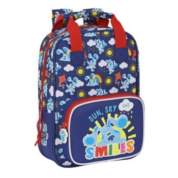Blues Clues Mochila Infantil SAFTA con Asas - Azul y Azul Marino