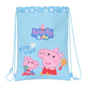 Peppa Pig Baby Saco Plano Junior Escolar AZUL/CLARO