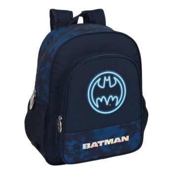 DC Batman Legendary Mochila Junior Adapt. Carro Azul SAFTA Preescolar