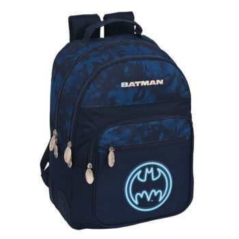 DC Batman Legendary Mochila Doble Adaptable Carro Azul Marino
