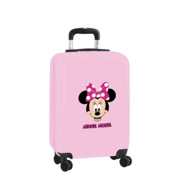 Disney Minnie Me Time Trolley Cabina 20" Rosa Claro
