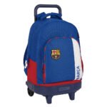 F.C. Barcelona 2ª Equipación Mochila Ruedas Extraíble Azul Granate