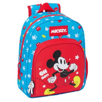 Mochila Infantil Adaptable Carro Disney Mickey Fantastic AZUL/ROJO