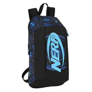Nerf Boost Mini Mochila Negra SAFTA | Ideal para Niños y Uso Diario