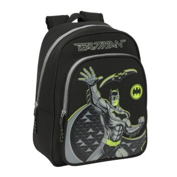 Mochila Infantil Batman "Game Over" Adaptable Carro Negro SAFTA