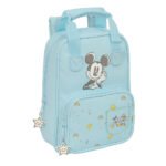 Mochila Infantil Disney Mickey Baby Azul Claro Oficial SAFTA