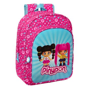 Pinypon Mochila Infantil Adaptable a Carro Rosa y Azul