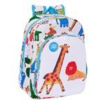 Algo De Jaime Mochila Infantil Adaptable Carro Bolsillo Intercambiable Blanco
