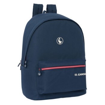 Mochila Doble El Ganso Classic USB para Portátil 15,6" Azul Marino