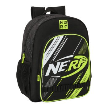 Mochila Escolar Nerf Get Ready Adaptable a Carro NEGRO
