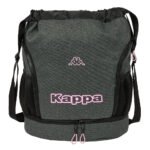 Kappa Silver Pink Saco Mochila Gris Melange