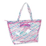 Barbie Logomania Bolso Shopping con Cremallera Rosa Palo