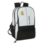 LaLiga Real Madrid 1ª Equip. 24/25 Mochila Padel Blanco/Gris