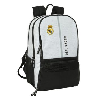 LaLiga Real Madrid 1ª Equip. 24/25 Mochila Padel Blanco/Gris