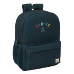 Mochila Escolar Harper & Neyer Adaptable a Carro Azul Marino SAFTA