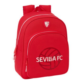 Mochila Preescolar Sevilla FC ROJA Oficial LaLiga Adaptable a Carro SAFTA