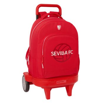 Sevilla FC Mochila Gde. C/Ruedas Compact Evol. Ext. ROJA