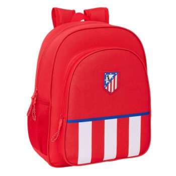 Mochila Junior Atco. Madrid LaLiga Adaptable Carro Roja SAFTA Oficial