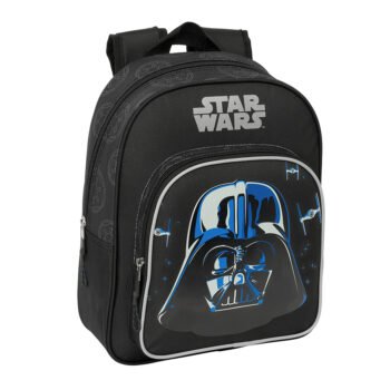 Star Wars Rebellion Mochila Infantil Adaptable a Carro NEGRO