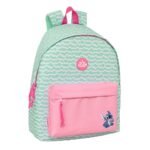 Mochila Infantil Stitch Ice Cream Disney Lilo & Stitch Rosa SAFTA