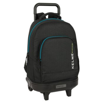 Kelme "Iron" Mochila Grande Compact con Ruedas Extraíble Negra