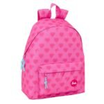 Barbie Corazones Mochila ROSA Infantil SAFTA - Confort y Estilo