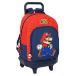 Super Mario Trick Mochila Extraíble con Ruedas Compact Azul