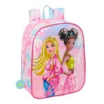 Barbie Painterly Mochila Guarderia Adaptable Carro Rosa
