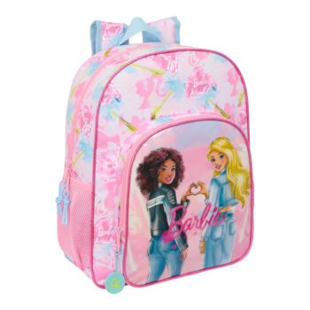 Barbie Painterly Mochila Junior Adaptable a Carro Rosa
