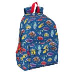 Cars Racing Mochila Para Portatil 14.1'' Azul Marino SAFTA Oficial