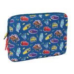 Cars Racing Funda Portátil 15,6'' Azul Marino Oficial SAFTA Acolchada
