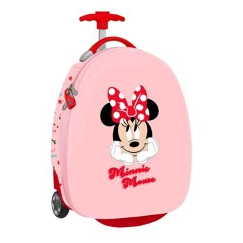 Disney Minnie Mouse Naive - Trolley Infantil 16" Rosa Claro