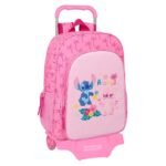 Disney Lilo & Stitch 'Chill' Mochila Infantil con Carro SAFTA Menta