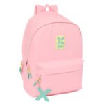 Mochila Munich Candy Doble Portátil 15,6" USB Rosa Juvenil