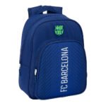 Mochila Escolar F.C. Barcelona Navy Blue SAFTA Adaptable a Carro