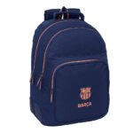 F.C. Barcelona 2ª Equipación Mochila Doble Adapt. Carro Azul SAFTA