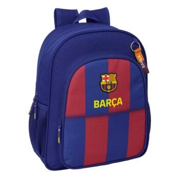 Mochila Junior FC Barcelona 1ª Equip. 25/26 Adapt. Carro Azul Granate