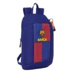 Mochila Mini FC Barcelona 1ª Equip. 25/26 Oficial SAFTA Azul/Granate LaLiga