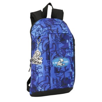 El Niño Roller Mini Mochila Cremallera Vertical Infantil AZUL / NEGRO