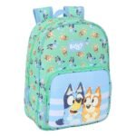 Bluey Sisters Mochila Infantil Adaptable a Carro Verde Agua SAFTA