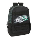 Nerf Game Mochila Escolar Adaptable a Carro NEGRO