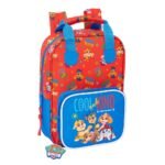 Paw Patrol Cool Mochila Infantil Adaptable a Carro SAFTA Roja/Azul