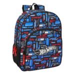 Hot Wheels Mochila Escolar Adaptable a Carro SAFTA Multicolor