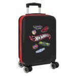 Hot Wheels Trolley Cabina 20" Multicolor SAFTA | Maleta Infantil Preescolar