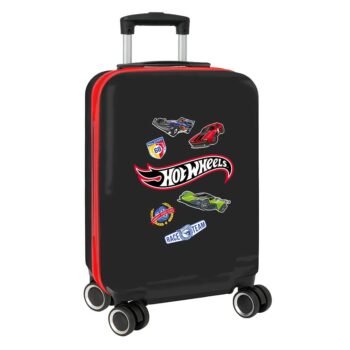 Hot Wheels Trolley Cabina 20" Multicolor SAFTA | Maleta Infantil Preescolar